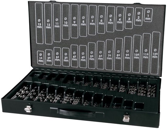 TERRAX by RUKO Ensemble de forets hélicoïdaux DIN 338 Type N, HSS-G - 220 pièces ...