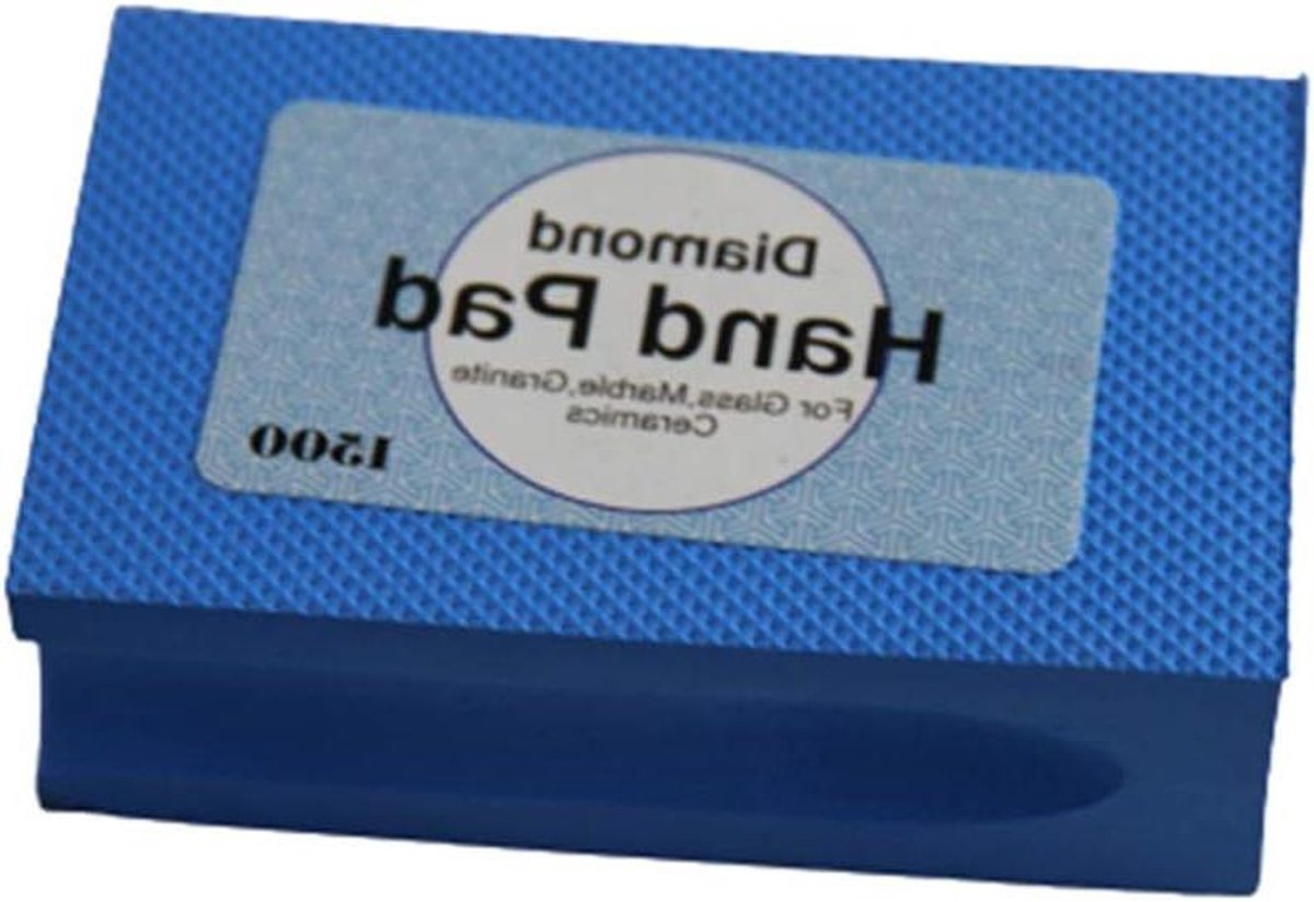 Provento - Hand polijsten pad, 1500 grit diamant, schuurblok voor handmatig polijsten, 1 stuk