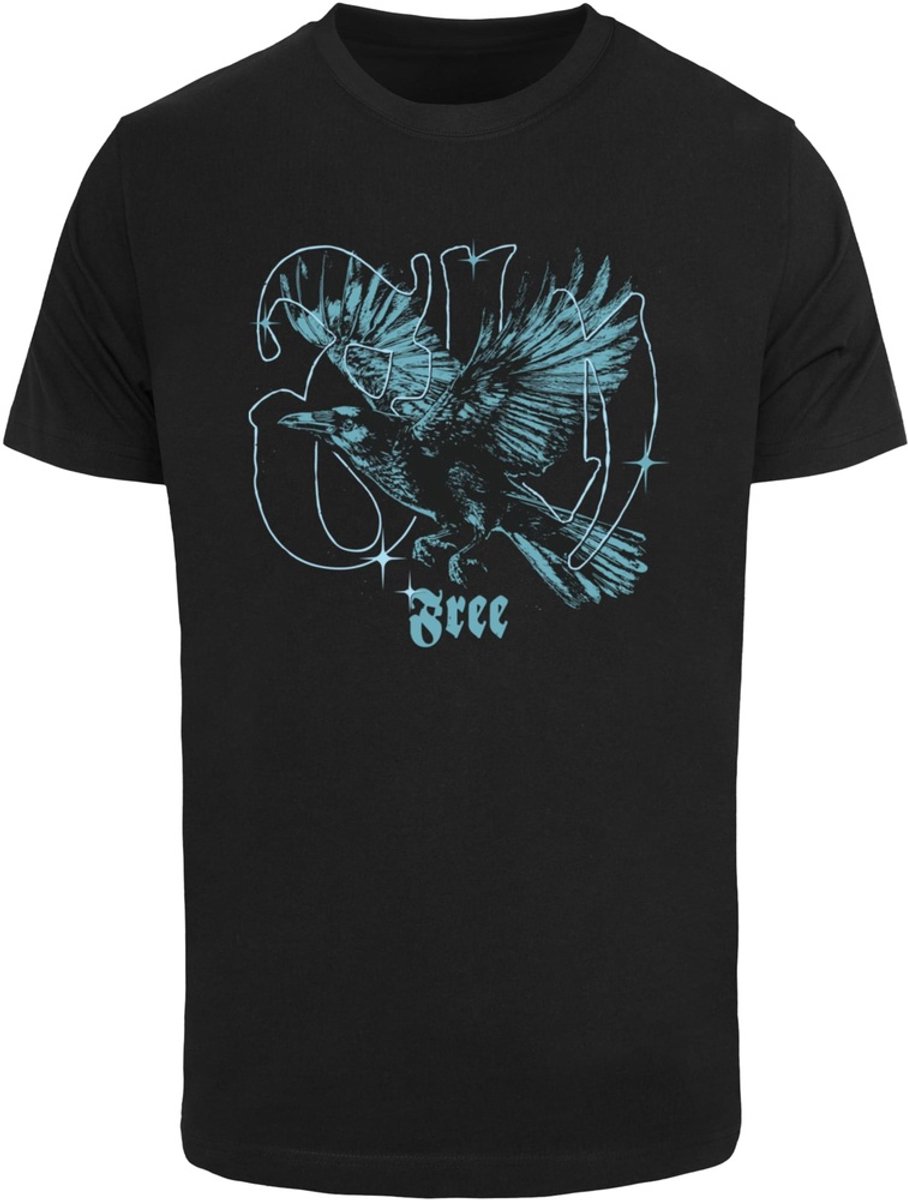 Mister Tee T-Shirt Flying Free -M Zwart