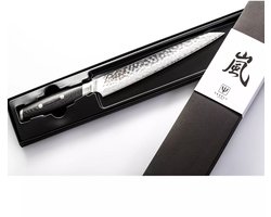 Yaxell Tsuchimon Sujihiki 23 cm – VG10 Staal – Gehamerd Lemmet – Micarta Heft