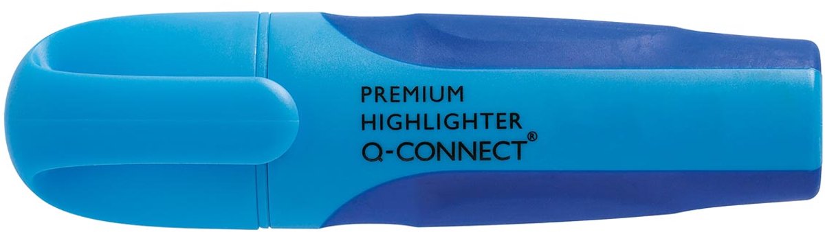 Q-CONNECT Premium markeerstift, blauw