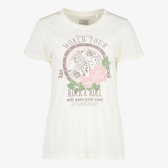 T-shirt femme TwoDay avec motif blanc - Taille XS