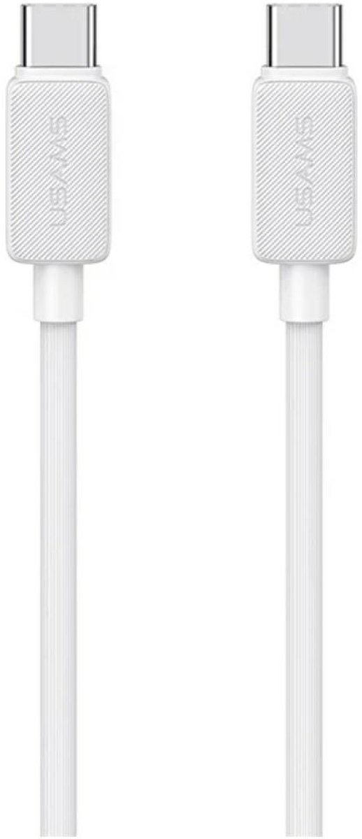 Usams Usb-C Naar Usb-C Kabel 60W Voor Telefoons Laptop 1M Met Functie