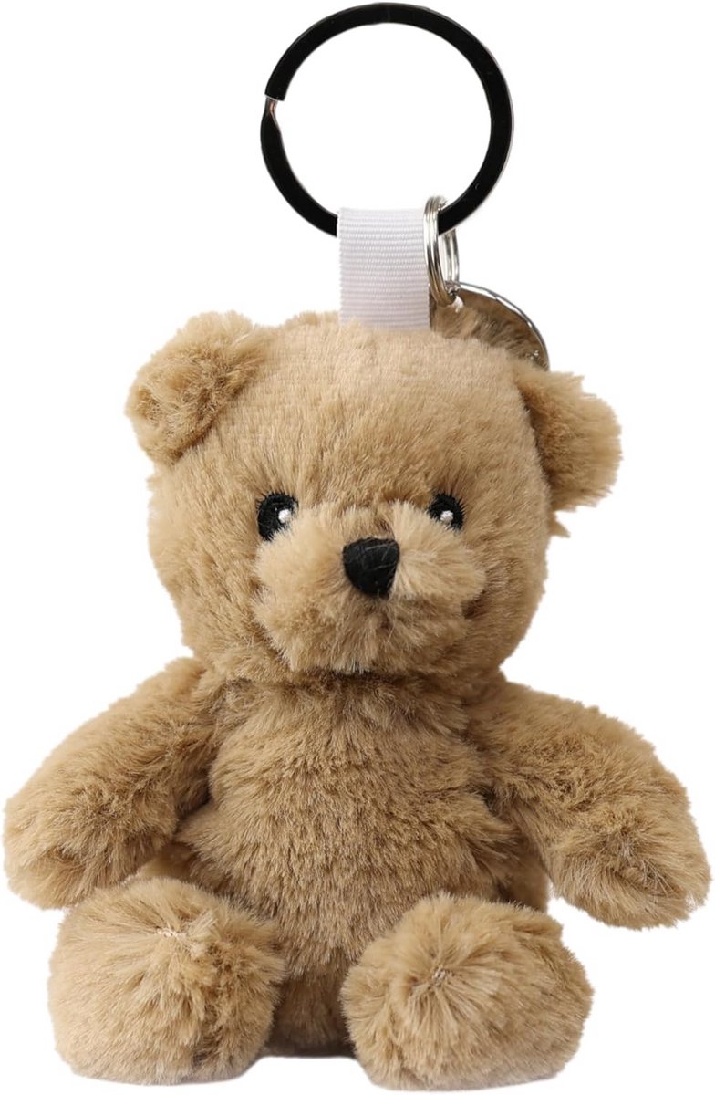 Pluche Beren Sleutelhanger met Lavendelgeur - Zacht Knuffelaccessoire voor Tas en Sleutels (16 cm)