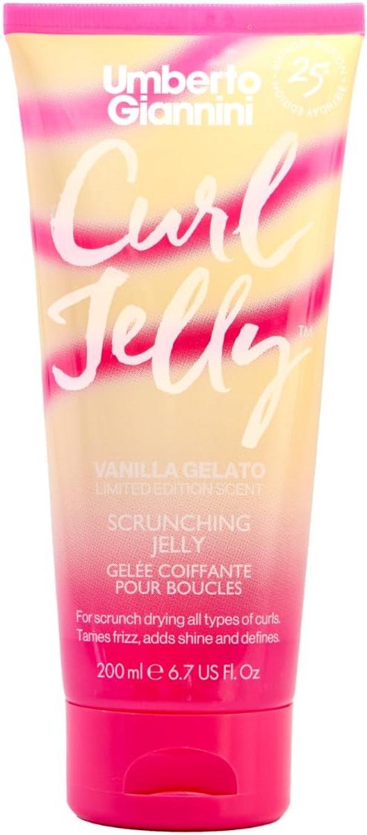 Krul Definiërende Jelly voor Golvend, Krullend en Coily Haar - Medium Hold