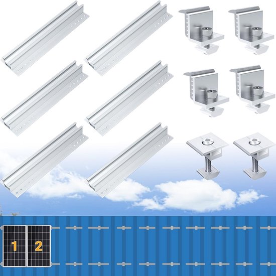 Aluminium profiel voor montage zonnepanelen