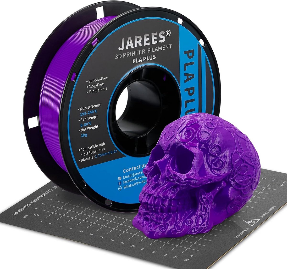 3D Printer Filament Paars - 1.75mm PLA Plastic voor 3D Printen