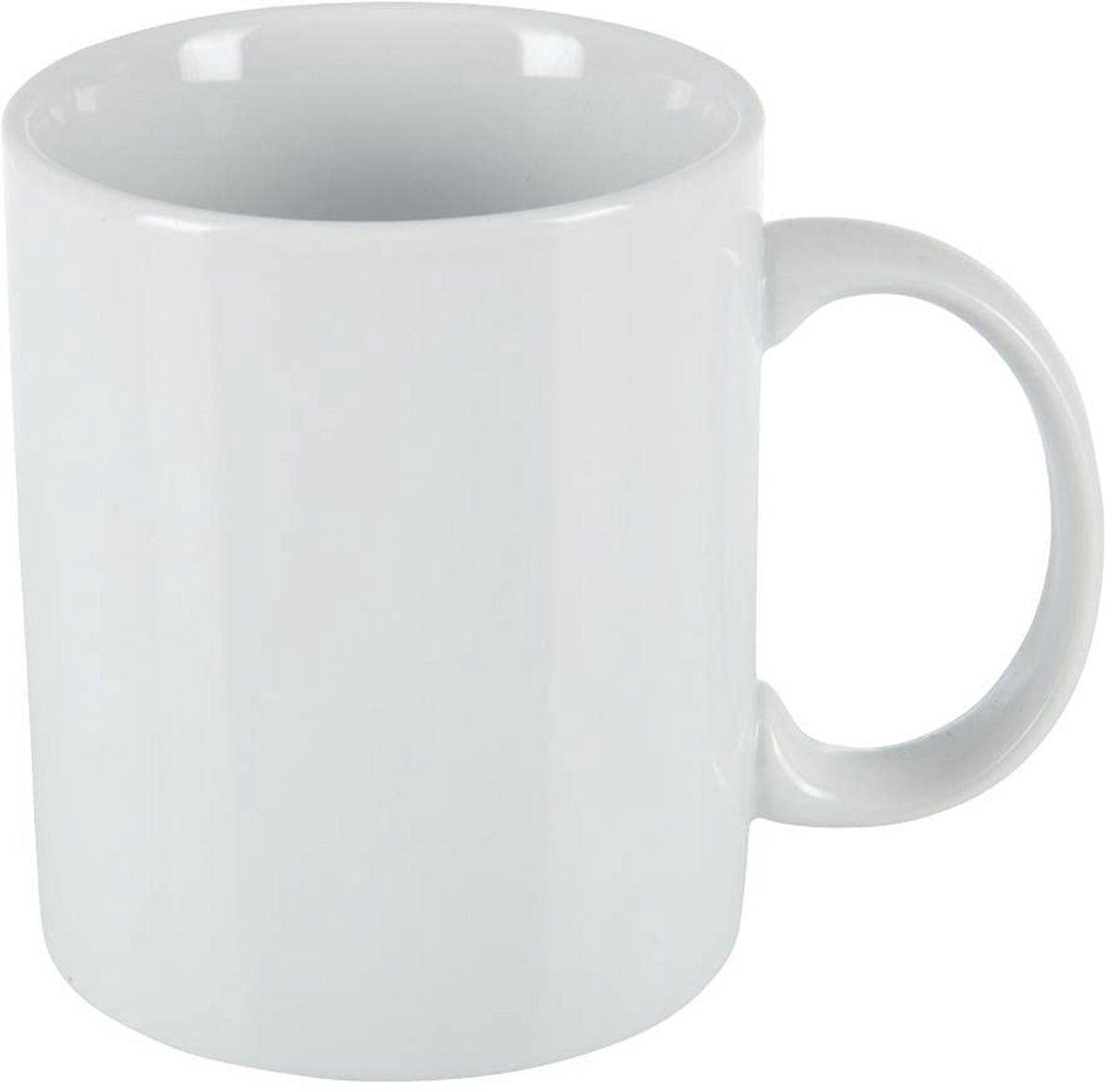 Set van 12 Witte Koffiemokken Standaard Model 30cl