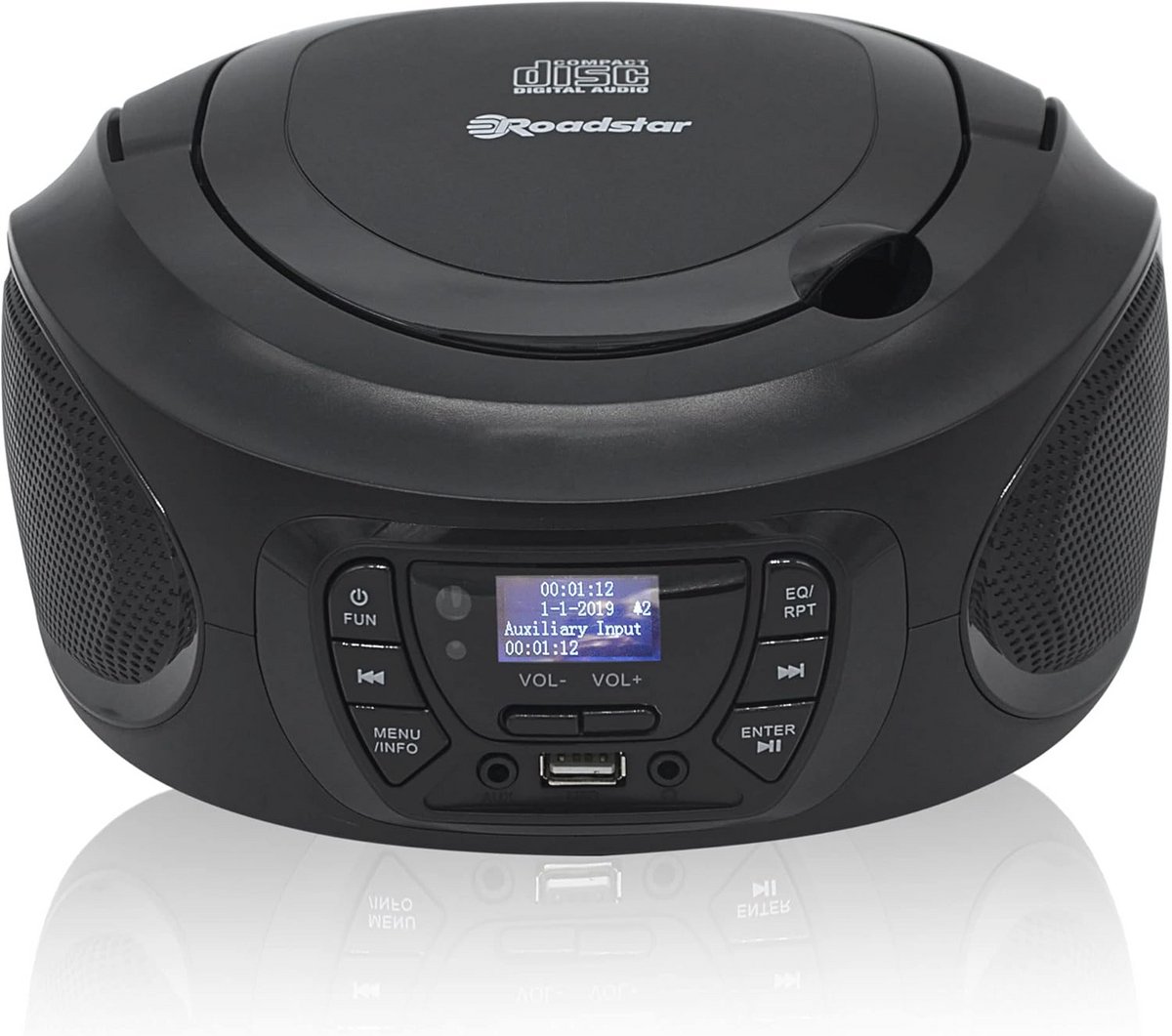 Draagbare CD-radio met DAB/DAB+/FM, MP3-speler, USB en afstandsbediening