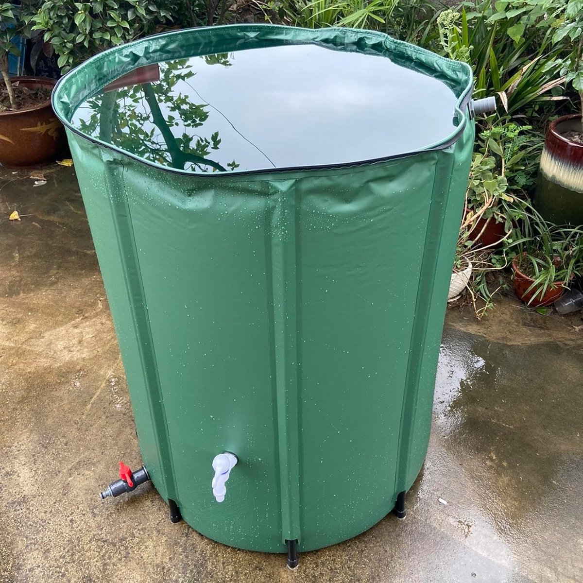 Opvatinbare Regenton | Grote Capaciteit Wateropvangbak voor Tuin en Regenwater