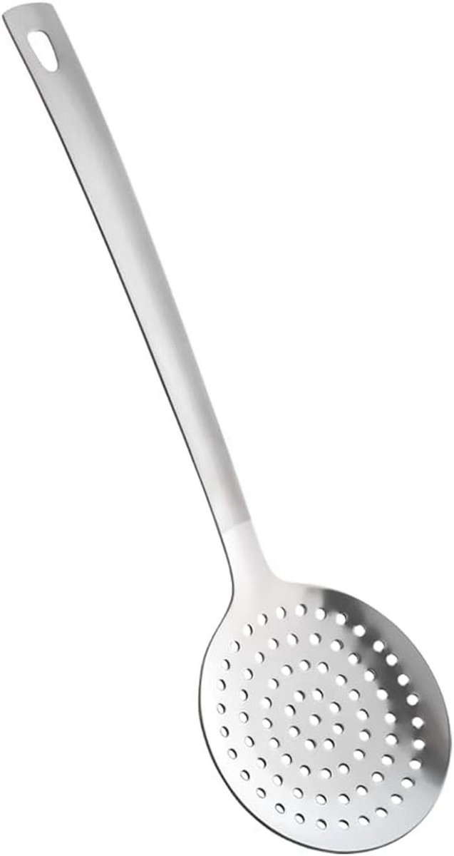 Roestvrijstalen skimmer van 32 cm - robuust en ergonomisch ontwerp