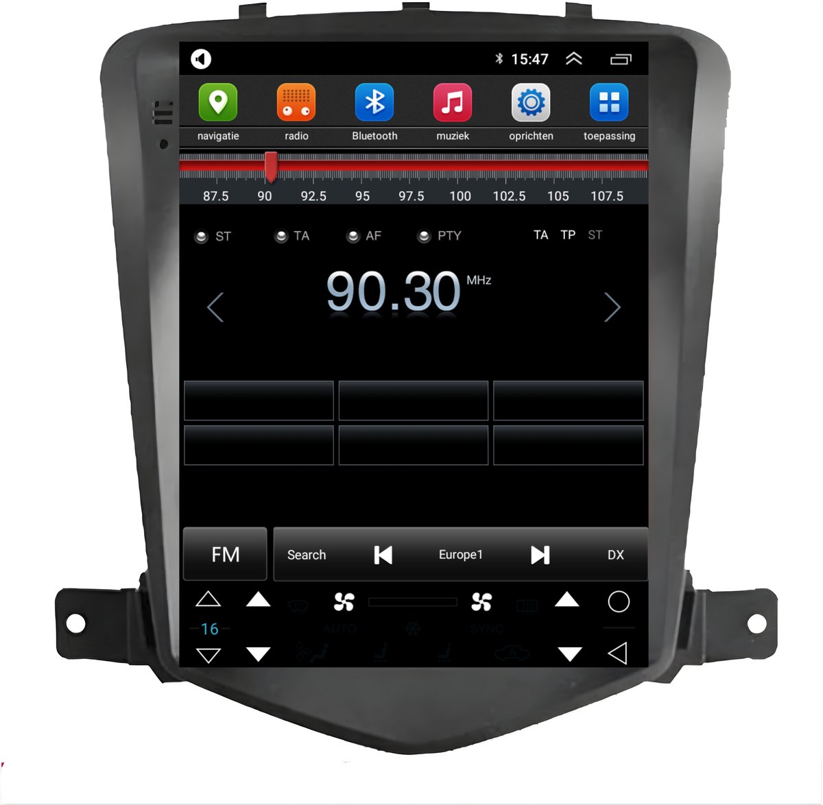 CarPlay autoradio geschikt voor Chevrolet Cruze | 2009 t/m 2015 | Android 13 | Draadloos Apple CarPlay & Android Auto | 2GB + 32GB | 8-Core processor | Davilon | 2025 model | 2009 2010 2011 2012 2013 2014 2015 | Bluetooth & Wifi