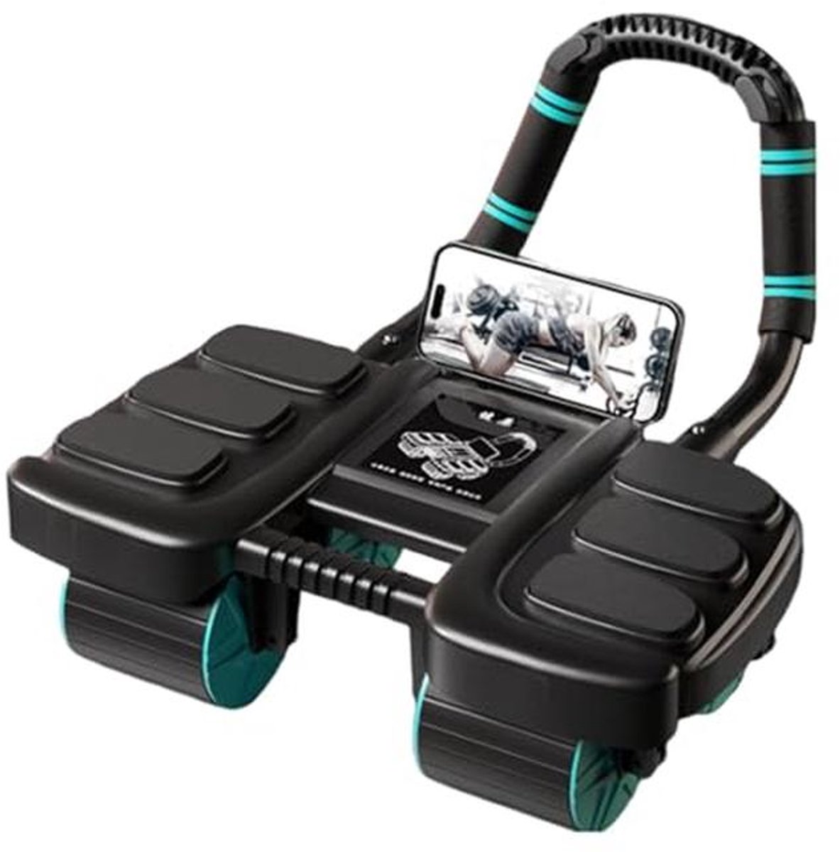 Automatische Ab Roller met 6 Elleboogsteunen voor Effectieve Core Training