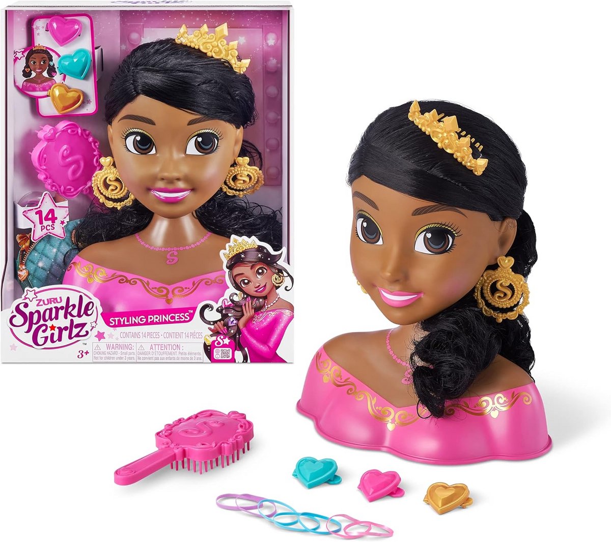 Fantasie Haar Styling Hoofd met Accessoires voor Kinderen