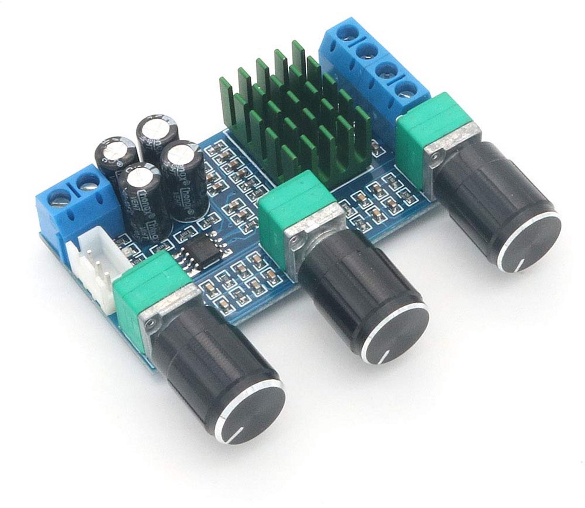 Digitale Audio Versterkerbord 2x80W TPA3116D2 Chip met Bass Controle