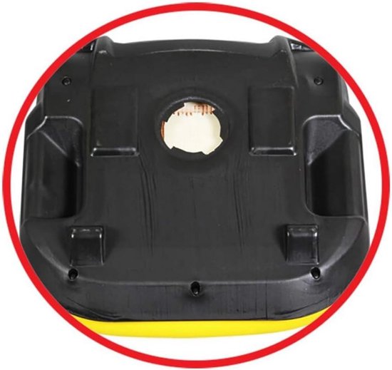 Vouwbare Zitmaaier Stoel Universeel en Waterdicht Geel PVC — afbeelding 3