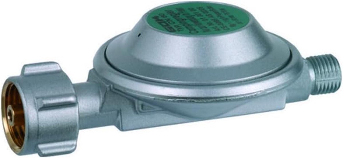Lagedrukregelaar Gas 50 mbar voor Gasflessen (5 en 11 kg)
