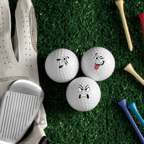 Grappige Golfbal Markers met Creatieve Uitdrukkingen - Stickers voor Golfballen — afbeelding 5