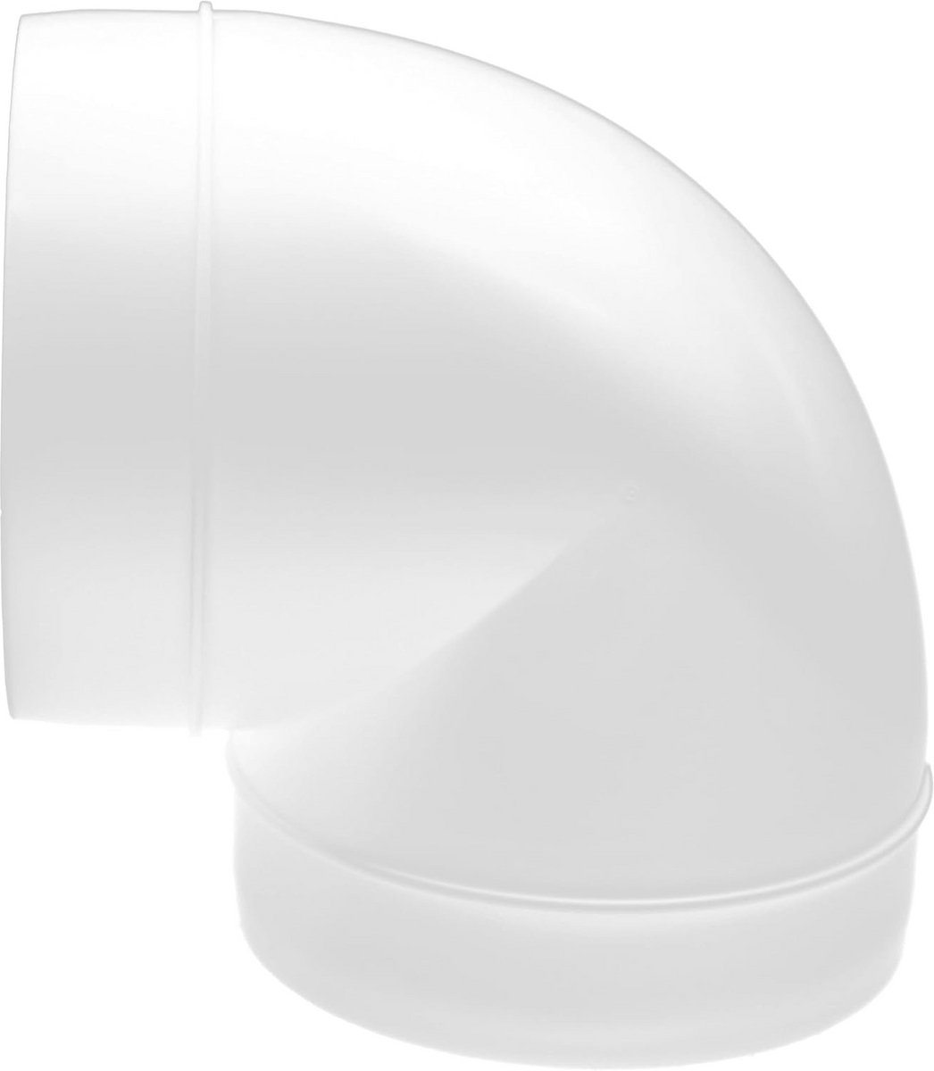 90 Graden Ventilatiebuis Bocht Koppeling Diameter 125 mm - Flexibele PVC/ABS Lucht Vent Adapter