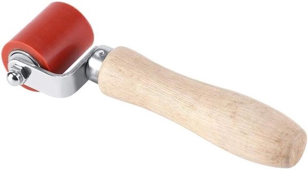 Allecto - Siliconen Handdruk Roller - Naadroller - Hoge Temperatuur - Dakbedekking - PVC Lassen - Installatie Tool - Geschikt voor Rood - 1 st 40mm