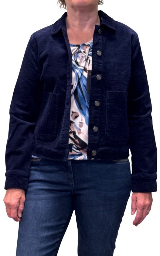 Brandtex. Sportief Vest Jasje Rib- Stof Marine | bol