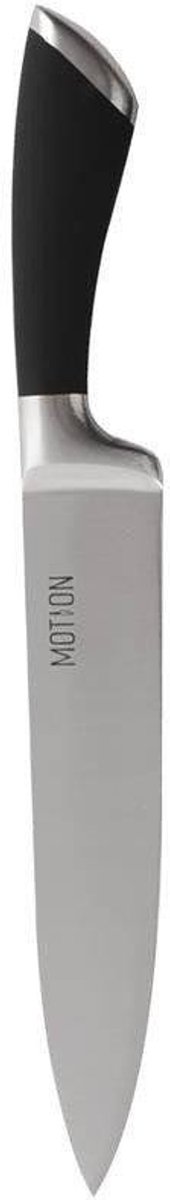 Orion Motion Serie - Roestvrijstalen Koksmes - 34 cm - Antislip Handvat - Universeel