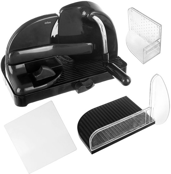 Orion Serie - Handmatige Broodsnijmachine - Compact - Zwart - RVS Mes van Orion — afbeelding 4