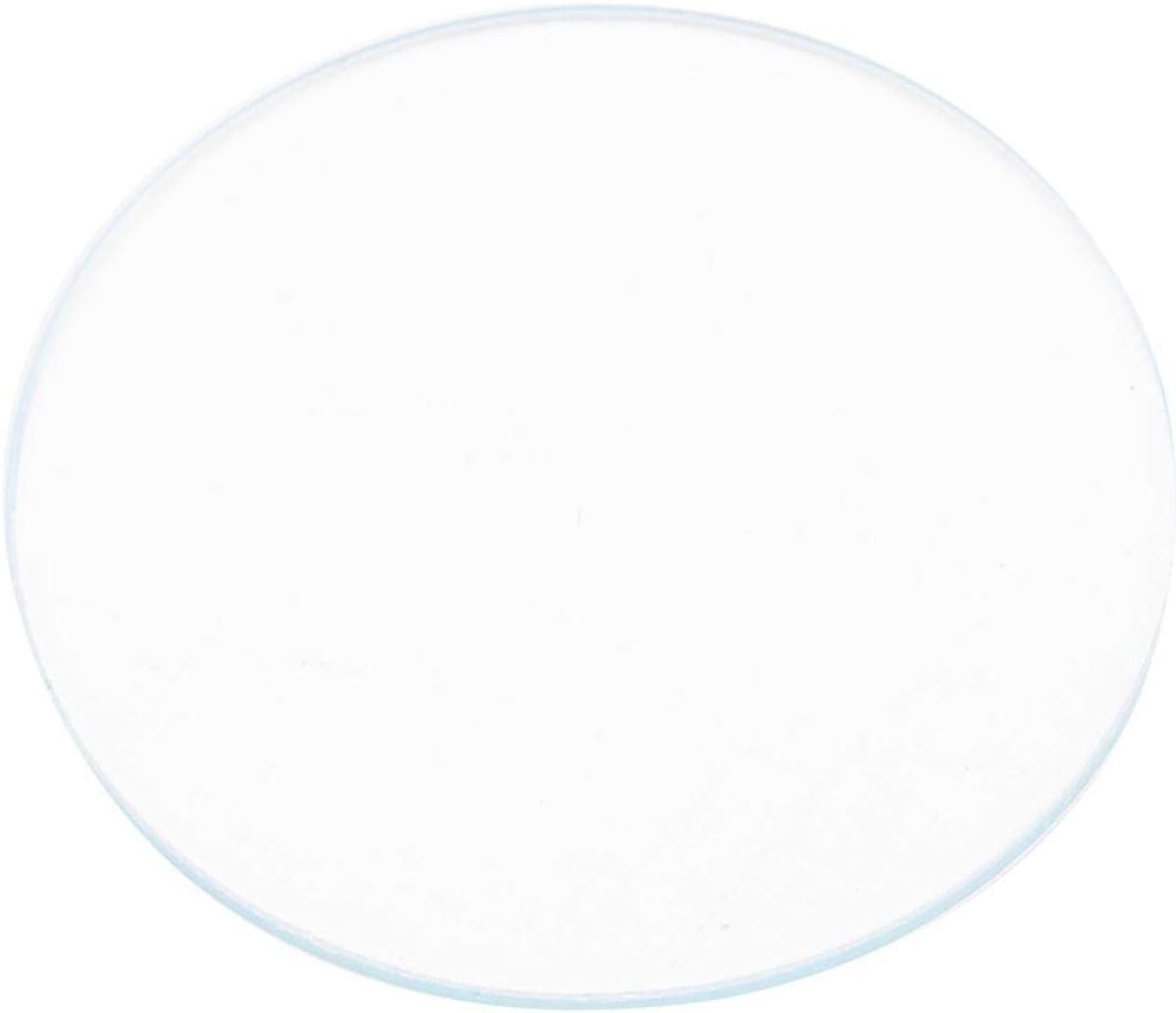 Allecta - Ronde Platte Horloge Kristallen Lens Glas Vervangende Onderdelen - Horlogemaker - Reparatie Optiek - 5 stuks