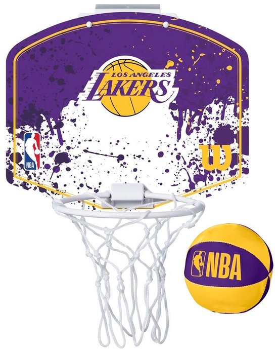 Wilson NBA Team Mini Hoop LA Lakers - Violet - Taille Mini