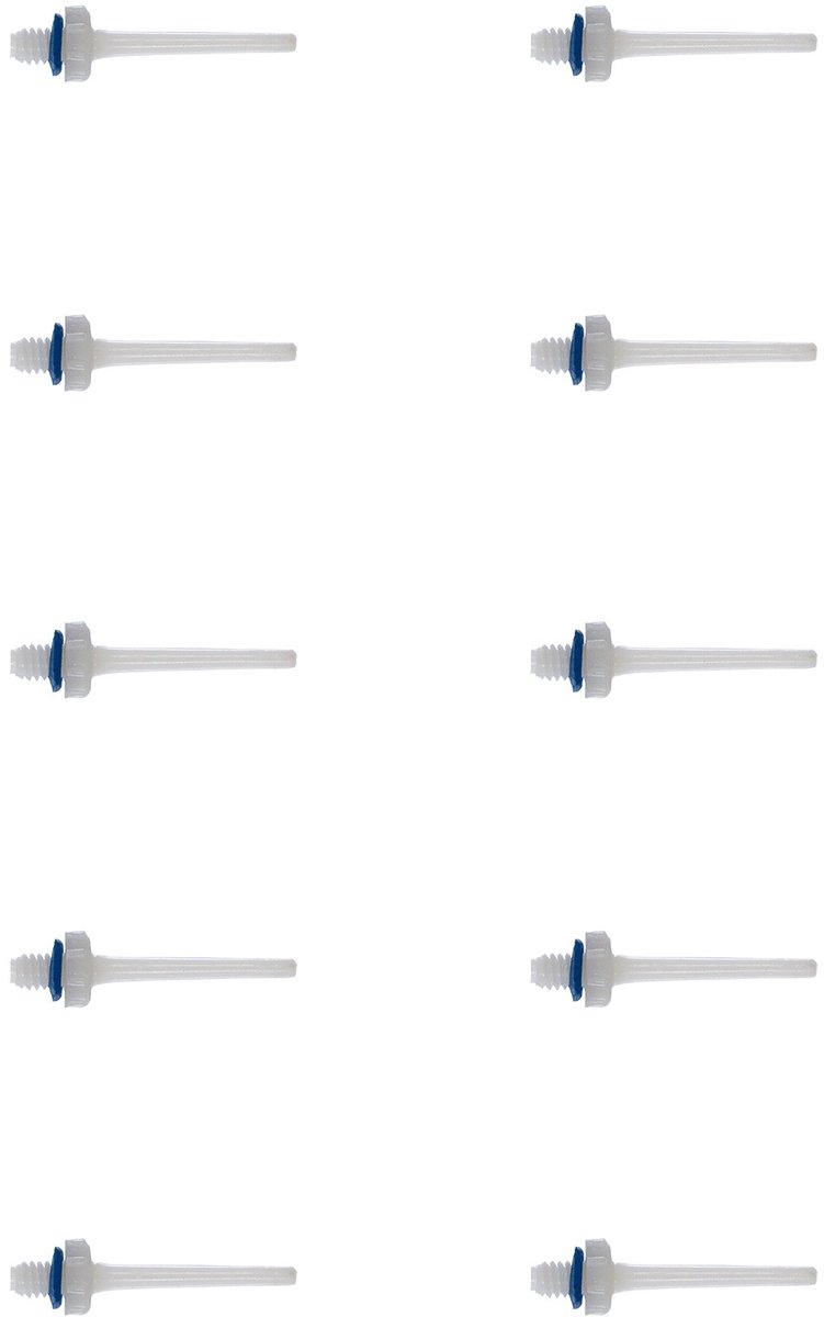 Pak van 10 smalle inflatienaalden PVC Rox