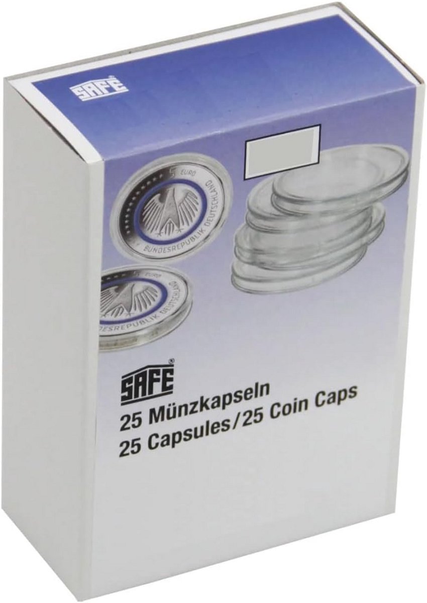 Muntkapsels 25 mm - Zak van 25 stuks voor Munten