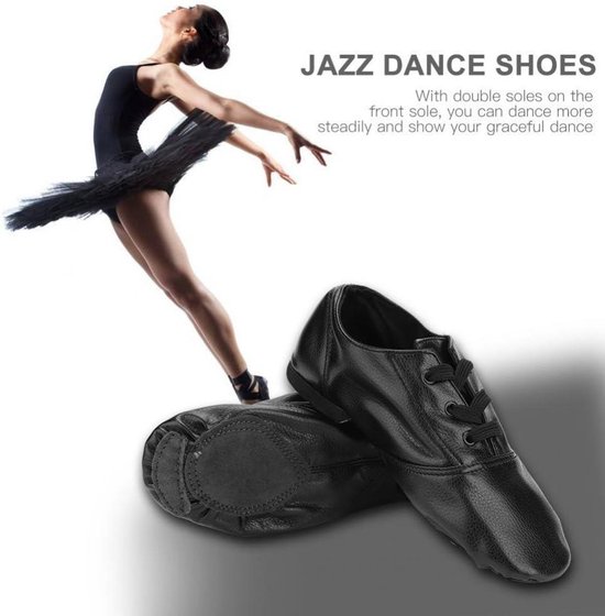 Ronte - Dansschoenen voor volwassenen - Jazz - PU - Elastisch slip-on - Comfortabel en stijlvol. van Ronte — afbeelding 5