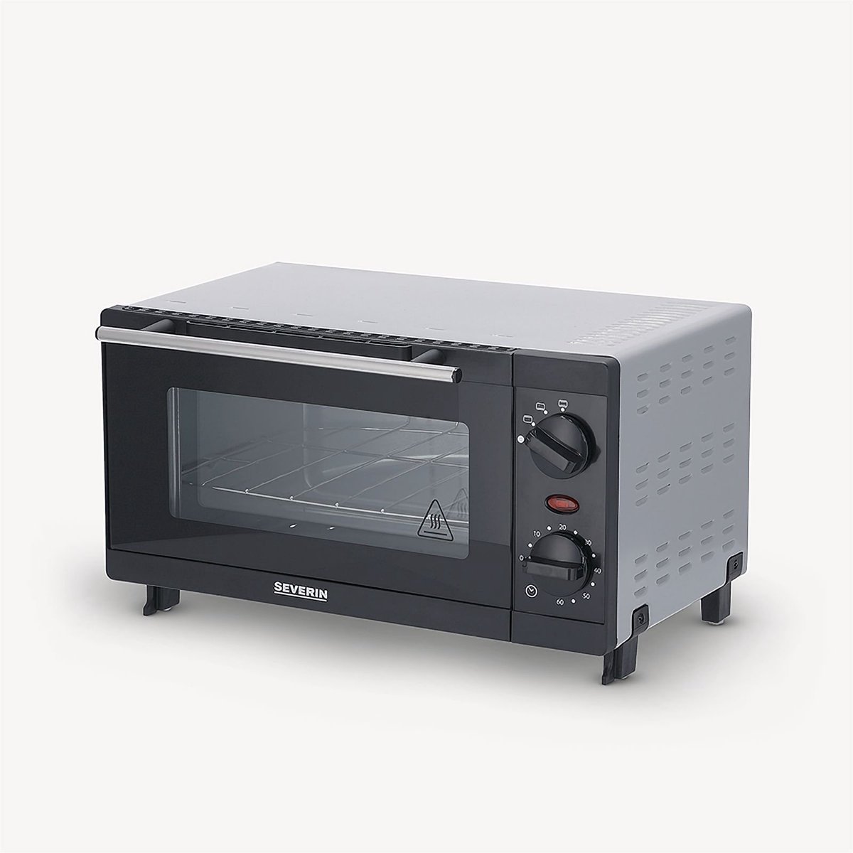 Severin Bak- En Toastoven, Incl. Grillrooster En Bakplaat, 800 W, 9 L To 2054 Wit Zilver Zwart