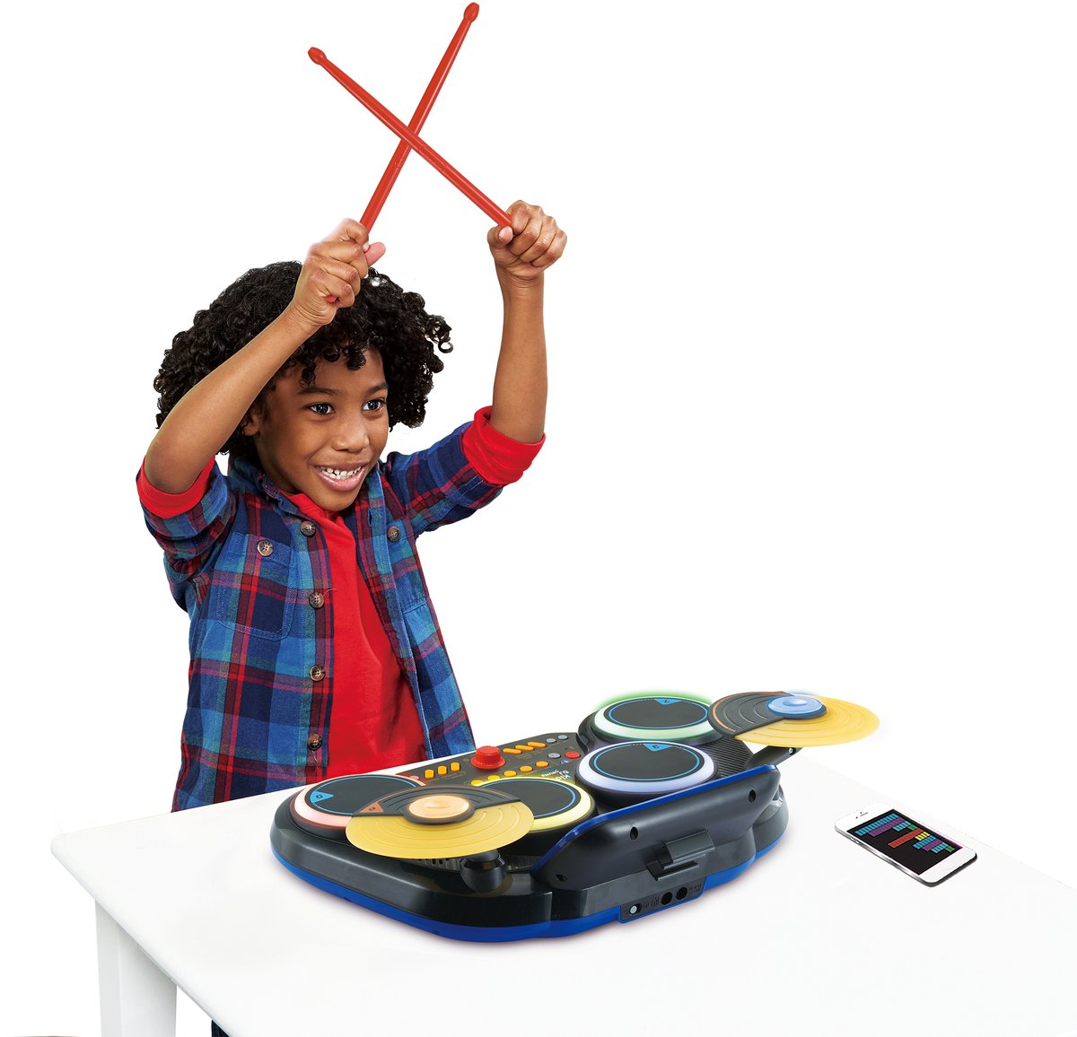 VTech Kidi DJ Drums - Interactief Speelgoed - Stimuleert Creativiteit - Inclusief Opname Functie & Bluetooth - Speelgoed vanaf 6 Jaar — afbeelding 5