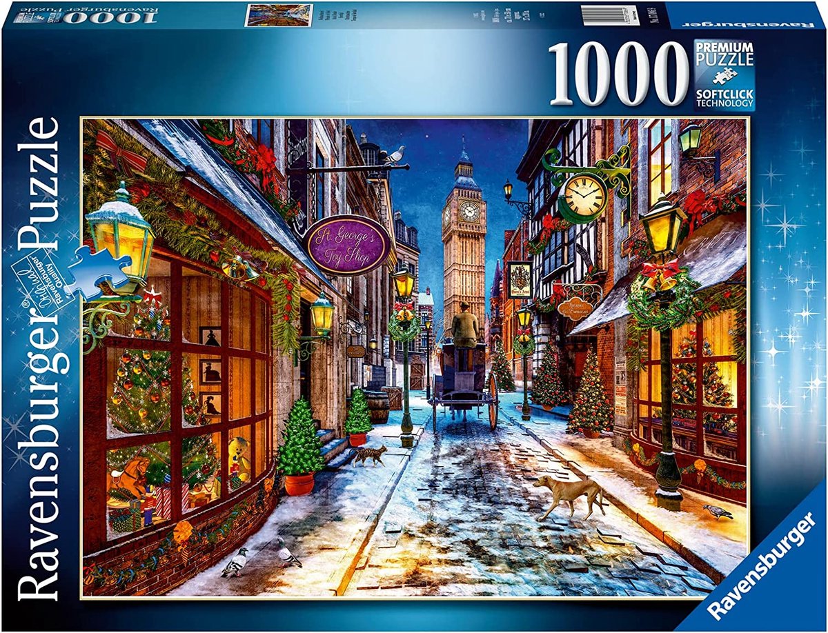 Ravensburger puzzel Weihnachtszeit - 1000 stukjes kerst legpuzzel. — afbeelding 4