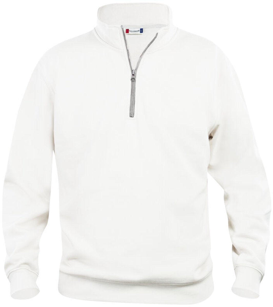 Clique Basic Half Zip 021033 - Wit - 4XL