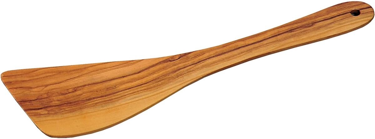 Olijfhouten Spatel 30 cm - Natuurlijke Houten Spatel voor in de Keuken