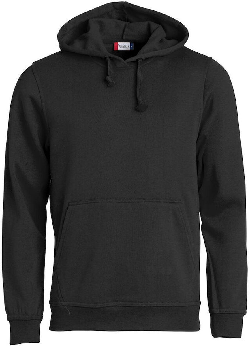 Clique Basic Hoody 021031 - Zwart - L