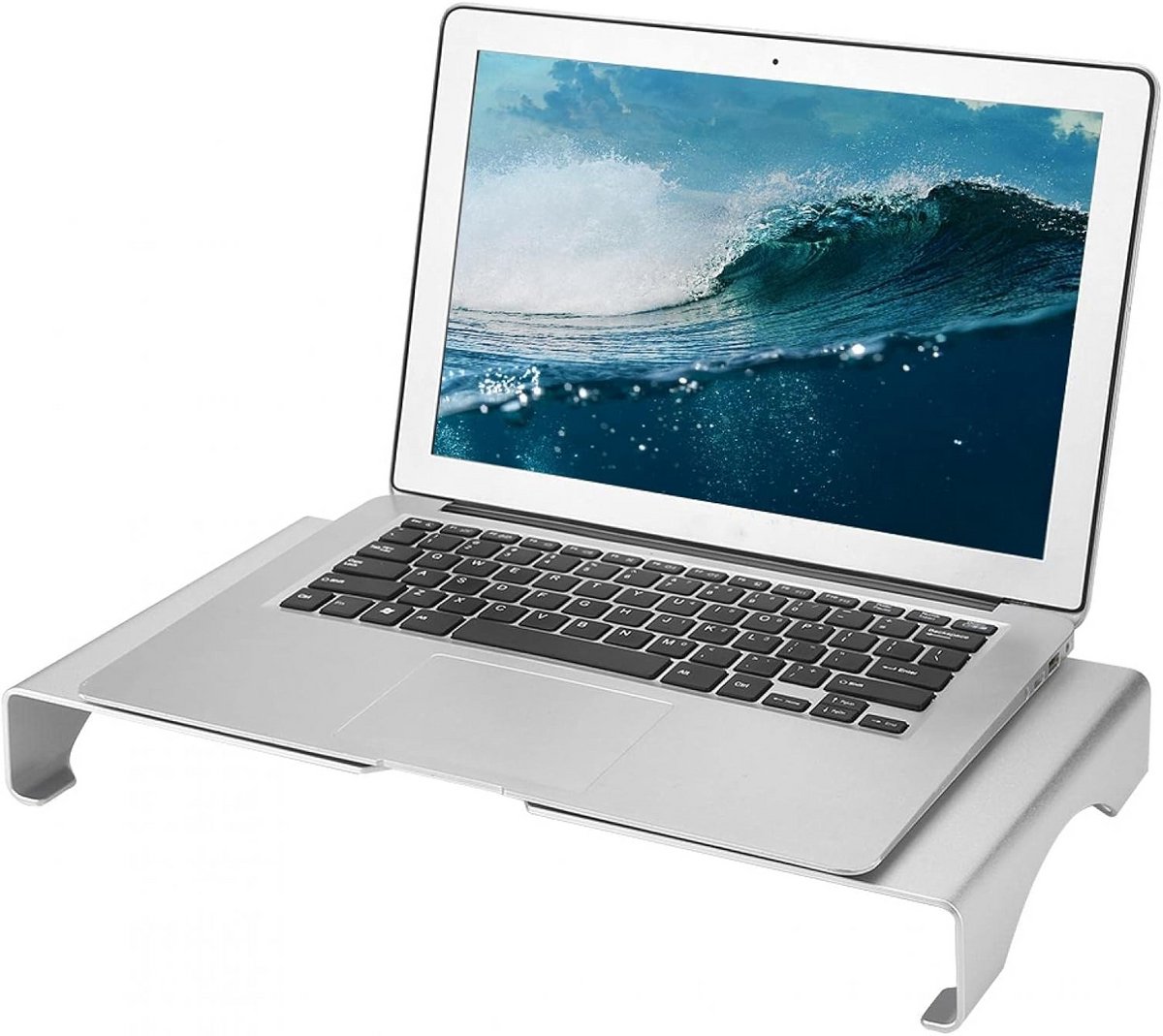 Ergonomische Monitorverhoger Bureau Organizer van Aluminium voor Laptop en Computer