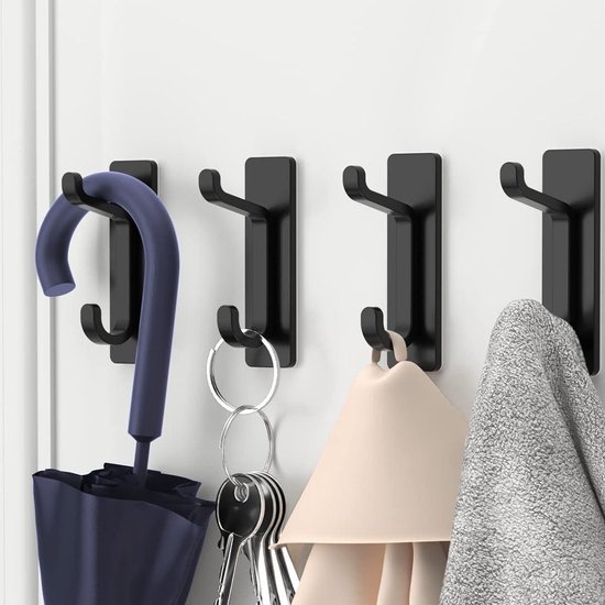 Menz Klebehaken Extra Stark, 6 Stück Transparent Haken