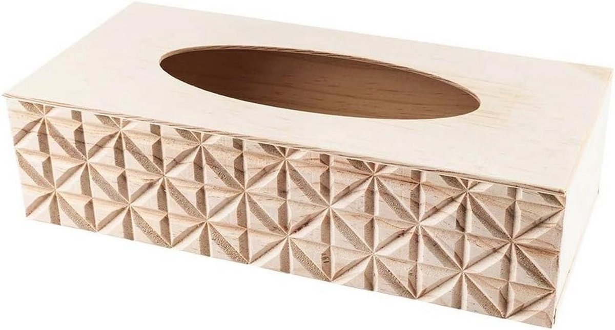 Houten Doos voor Cosmeticadoekjes en Zakdoekdispenser - Creatief Knutselen en DIY