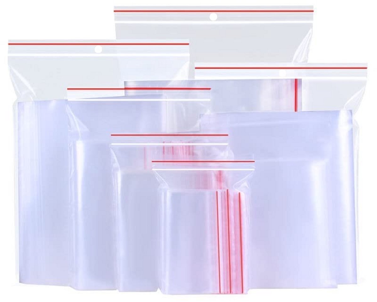 Zakjes met rits 0.80 mµ LDPE - 100 Stuks - 5x7 cm