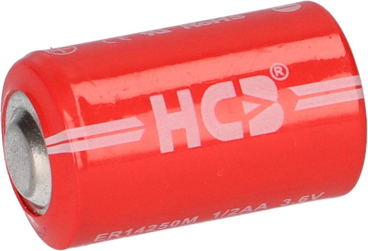 Lithium 3,6V Batterij ER14250M (1/2 AA) voor Hoge Stroom en Temperaturen