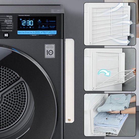 Washing Machine Rack 41x25cm - Extendable Drying Rack - Collapsible ...