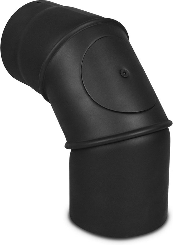 Bocht met volledige boog 90 ° met inspectiedeur - Diameter: 150 mm