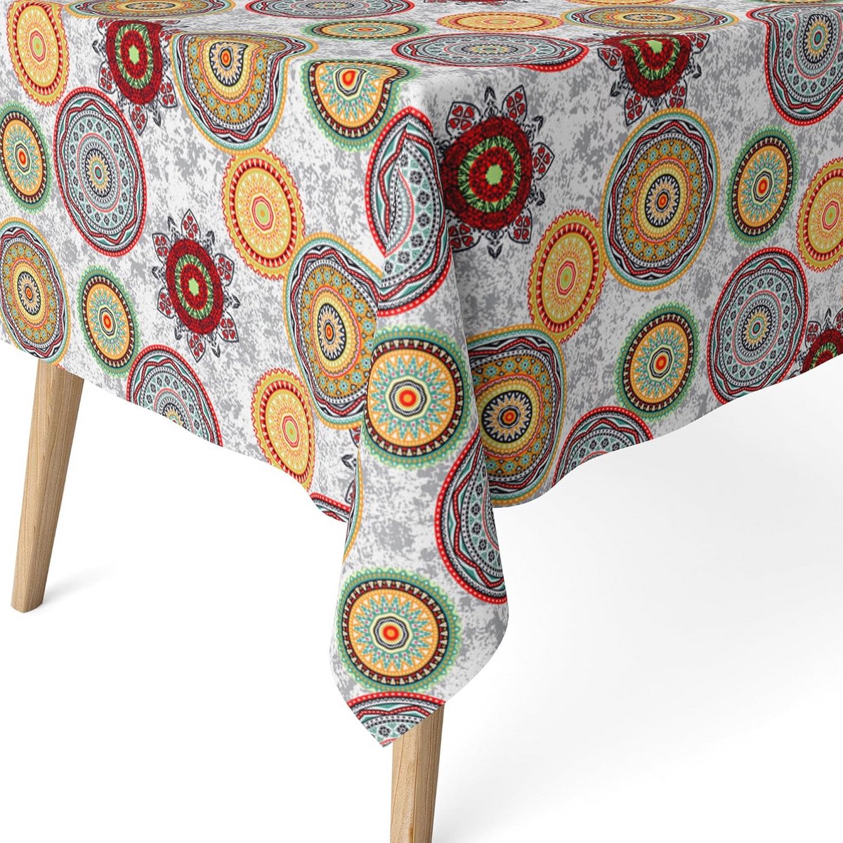 Tafelkleed Mikonos lila waterdicht en vlekafstotend 200 x 140 cm