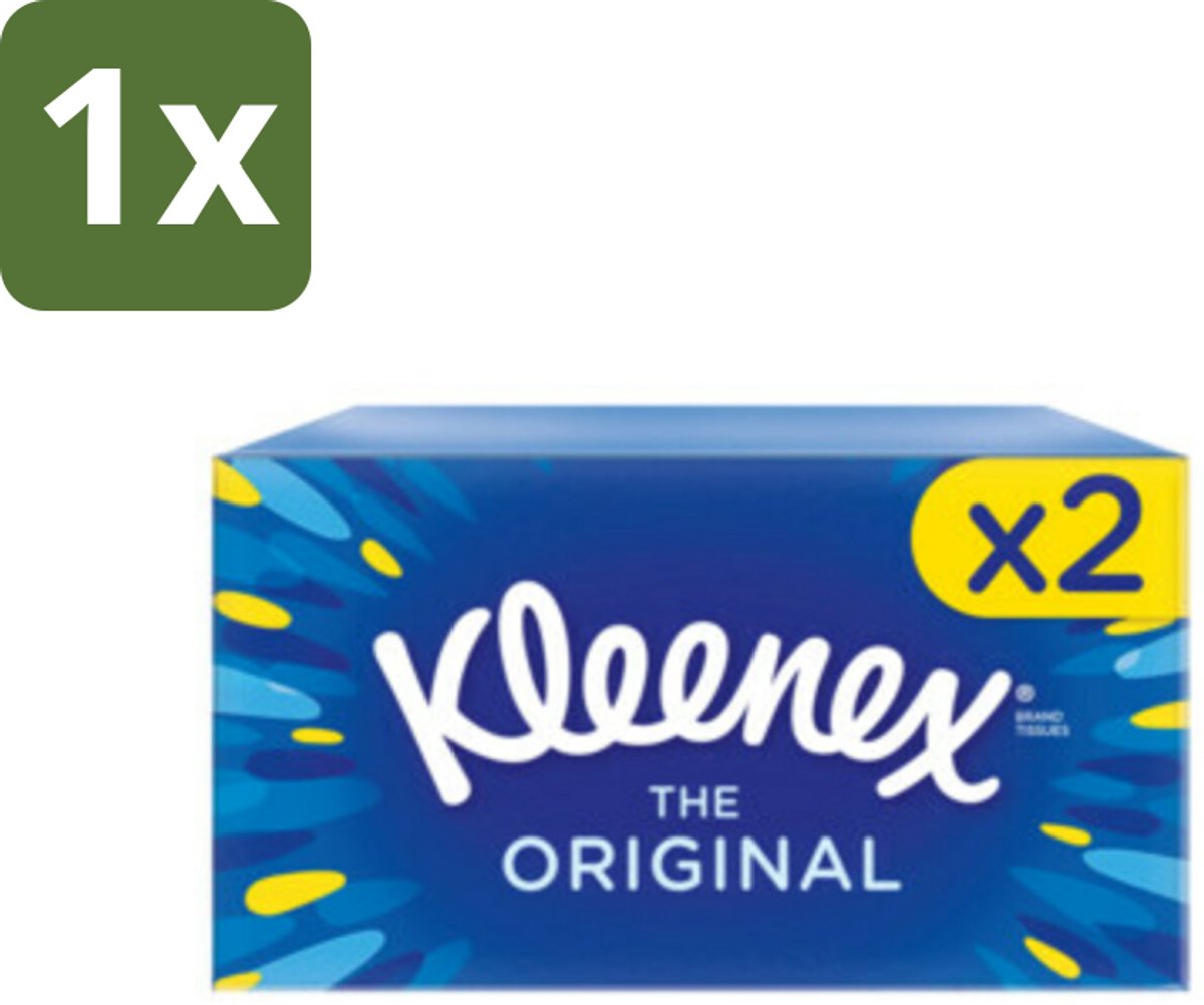 1 x Kleenex – Original Duo Pack – Tissues – 144 stuks per verpakking - Tissue - Tissues - Neus Snuiten - Tranen Drogen - Schoonmaken