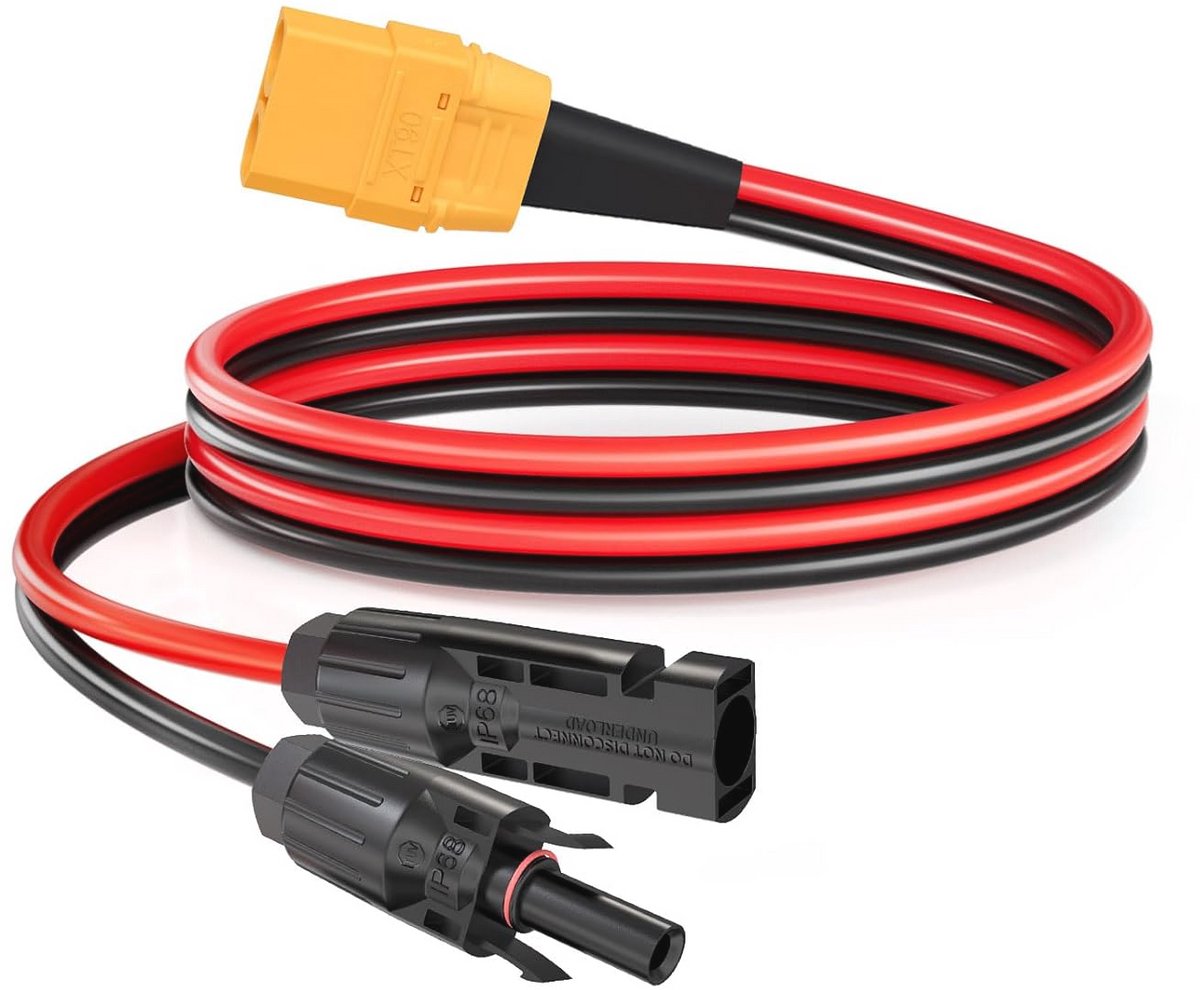 Zonnekabel 10AWG 2FT XT90 Vrouwelijk naar Zonnepaneel Connector voor Draagbare Power Stations