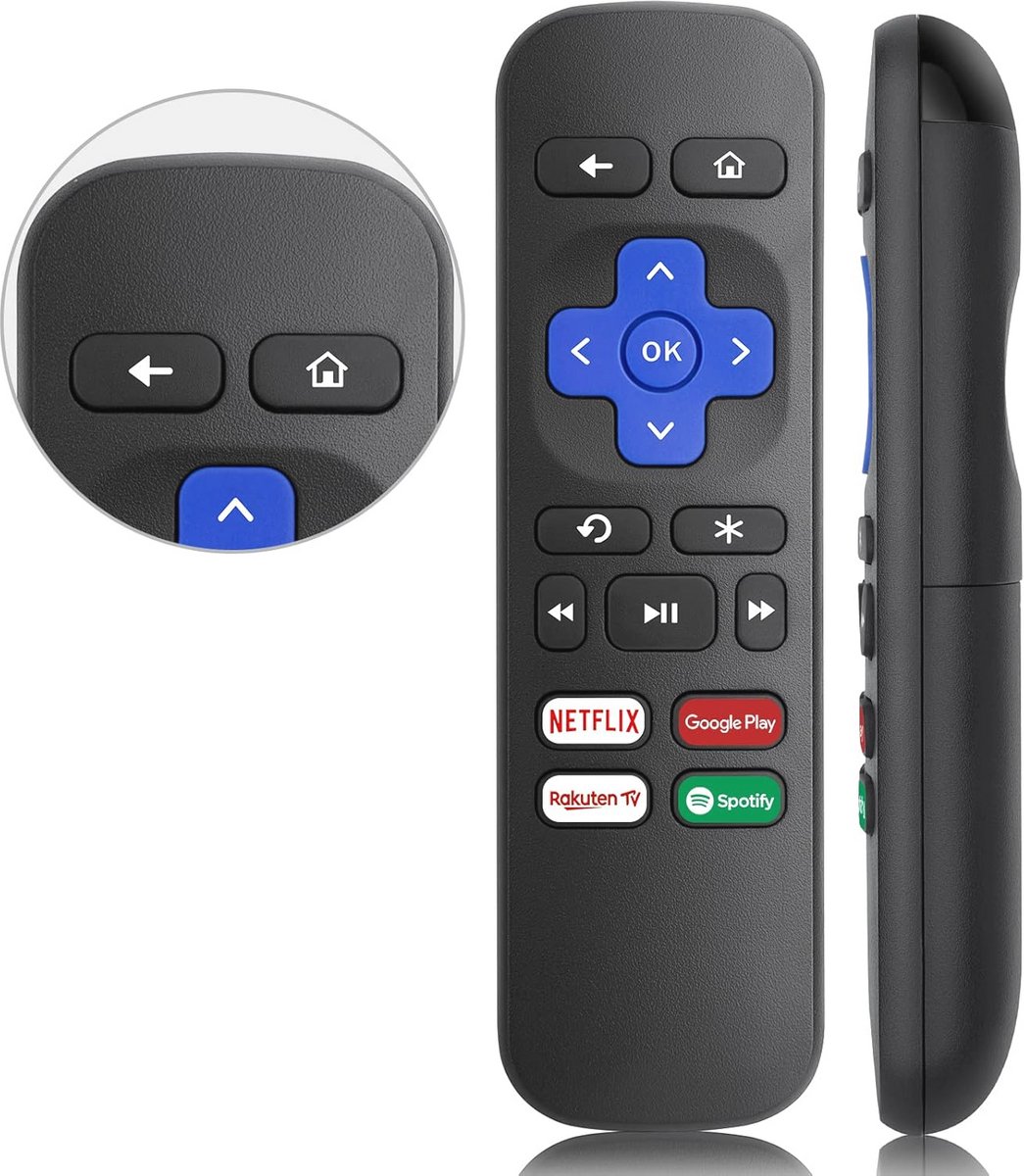 Universele Vervangende Afstandsbediening voor Streaming Apparaten