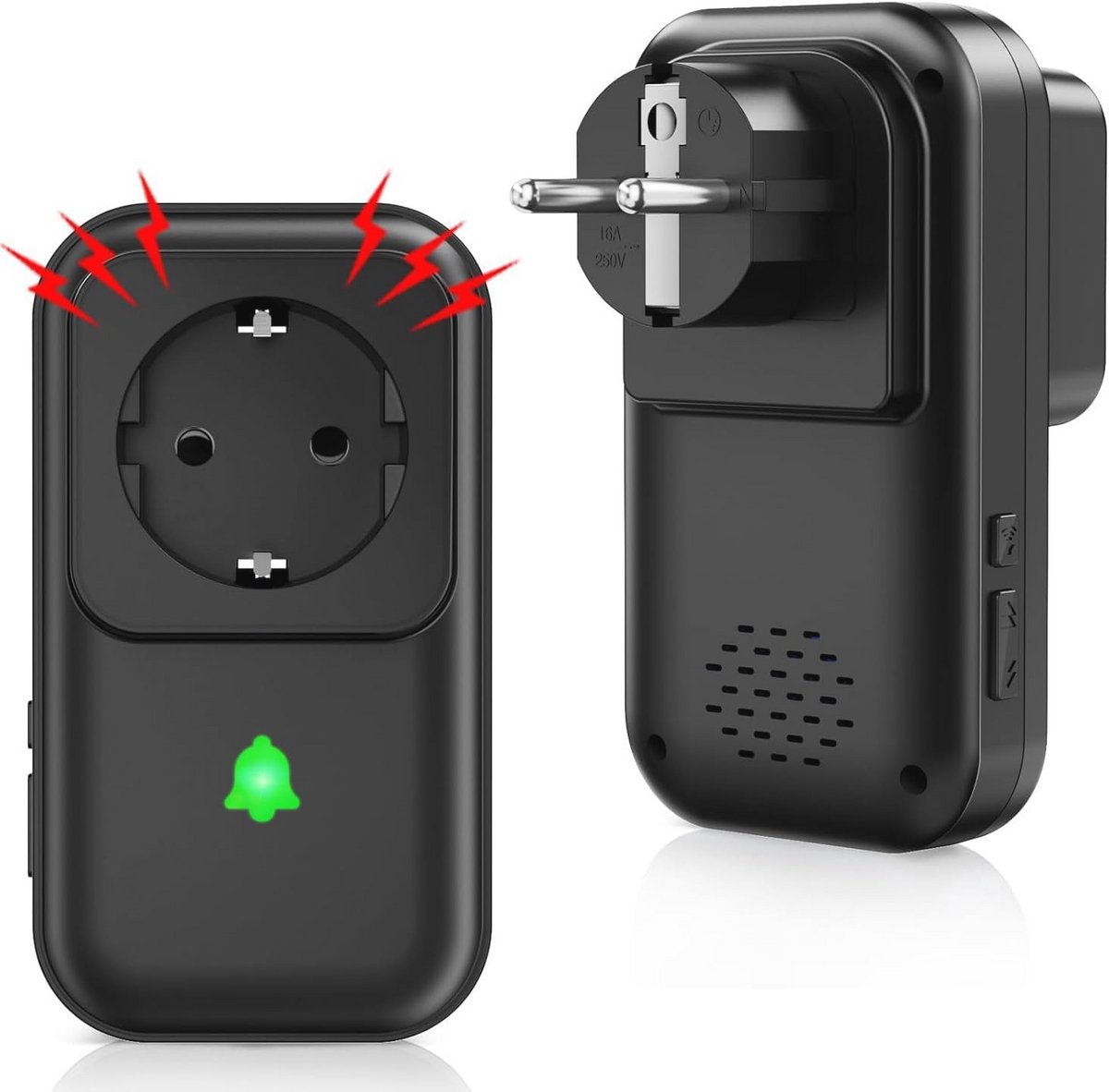 Stroomuitval Melder voor Vriezer met LED - Alarm tot 110 dB en 5 Instelbare Niveaus